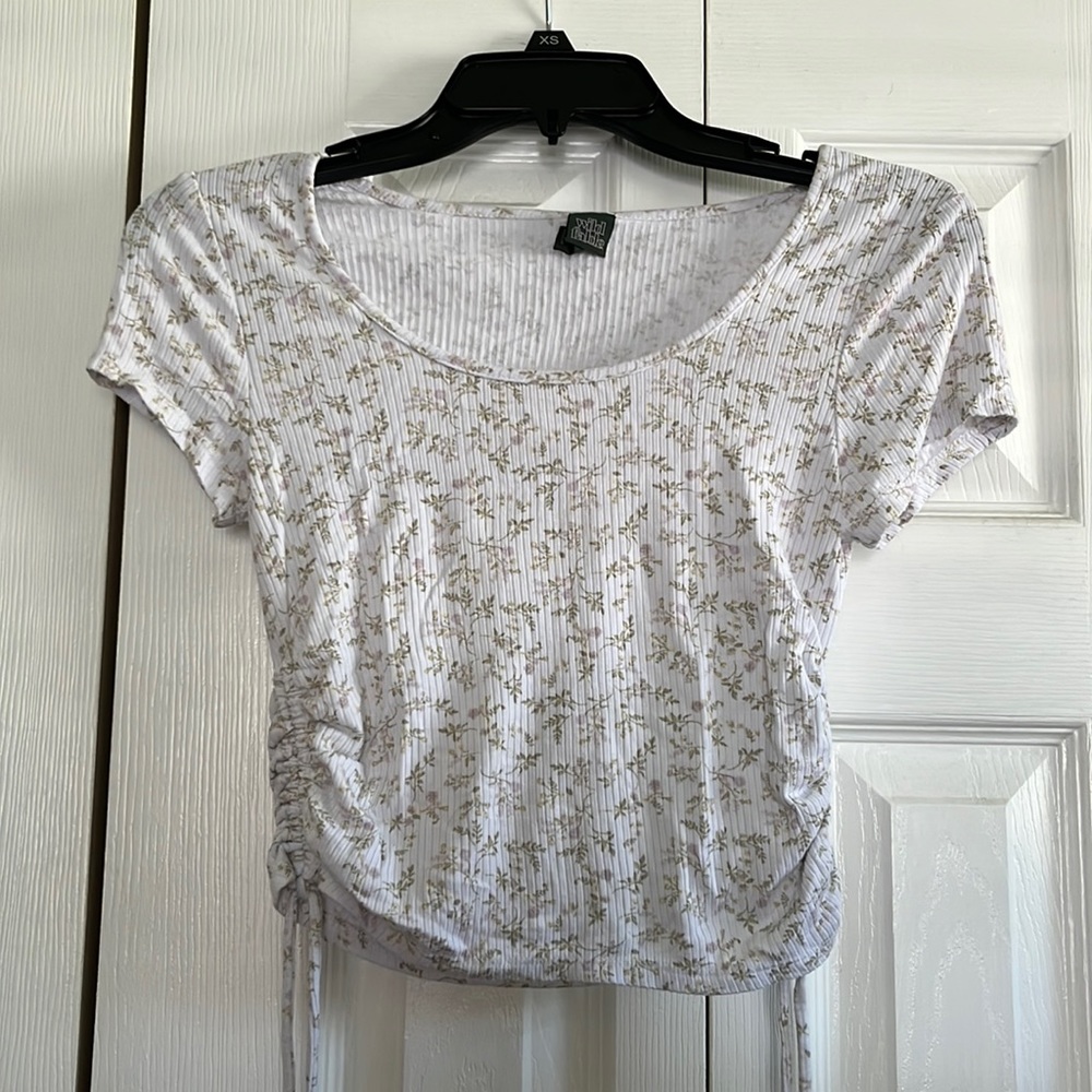 wild fable Floral Crop Top